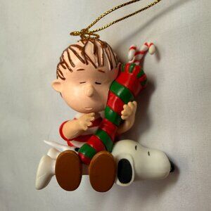 Linus and Snoopy Christmas Ornament Candy Cane Stockings Peanuts Gang Kurt Adler